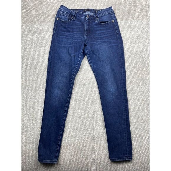 Miss Me Denim - Miss Me Jean Woman 29x29 Dark Wash High Rise Skinny Slim Fit Curvy Stretch Denim
